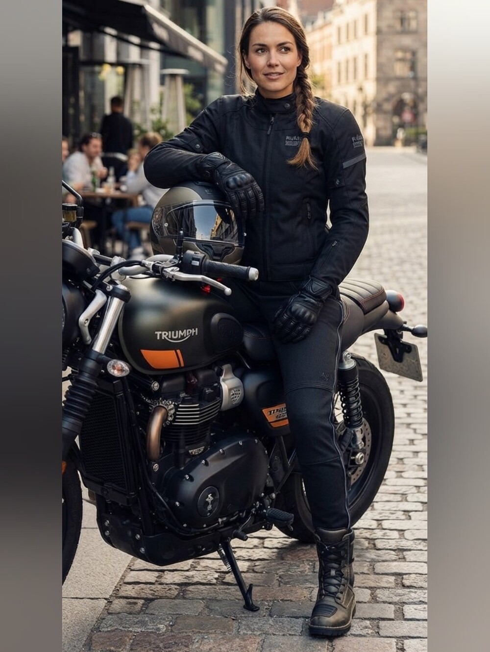 Rukka Lady Melita Aramid Kevlar Motorcycle Leggings Black Size 38 US 6